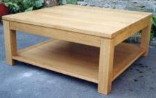 Table basse moderne carrée 120x120cm