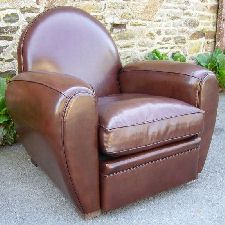 Fauteuil Club Rond Moyen Haut